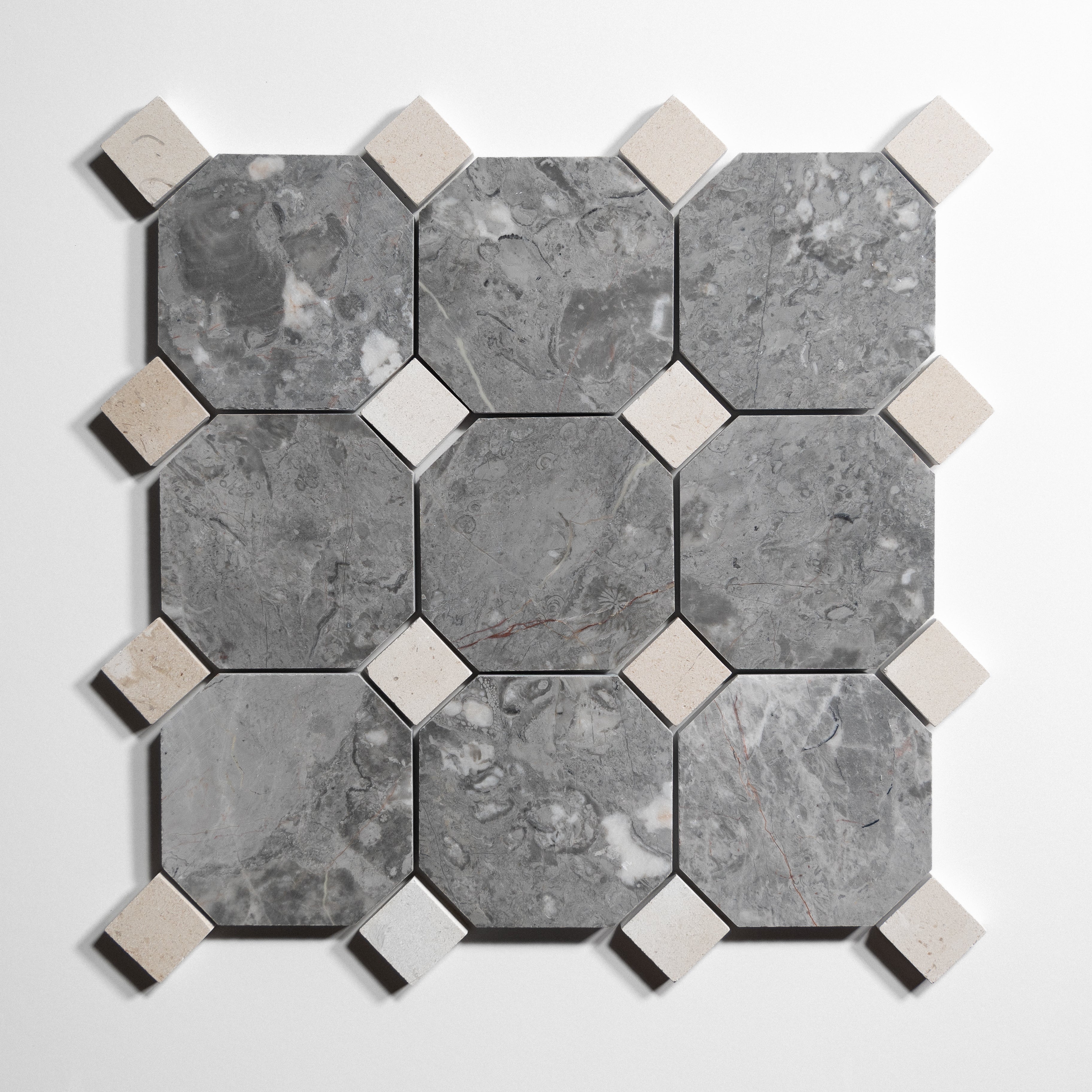 Sage Gray 4" Octagon - Image 4